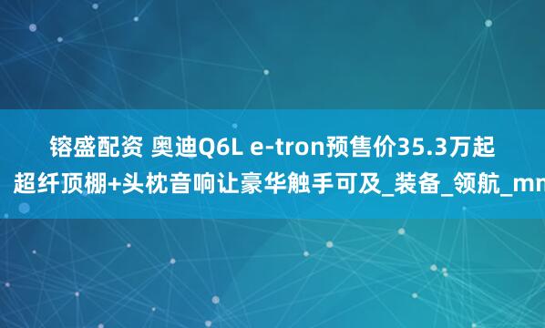 镕盛配资 奥迪Q6L e-tron预售价35.3万起！超纤顶棚+头枕音响让豪华触手可及_装备_领航_mm