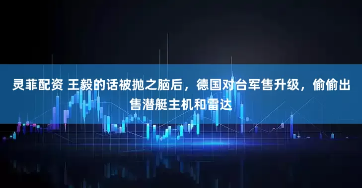 灵菲配资 王毅的话被抛之脑后，德国对台军售升级，偷偷出售潜艇主机和雷达
