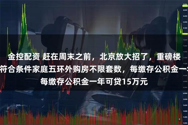 金控配资 赶在周末之前，北京放大招了，重磅楼市政策出台，符合条件家庭五环外购房不限套数，每缴存公积金一年可贷15万元